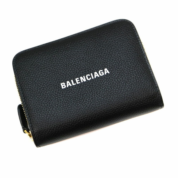 Balenciaga Leather Wallet Black - Picture 1 of 6